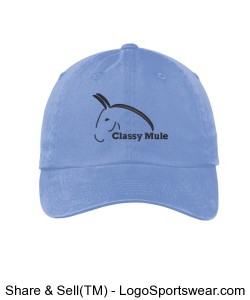 Ladies cap with Classy Mule Logo Design Zoom